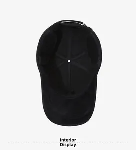 Detailed interior view of the thickened cotton baseball cap with reinforced stitching