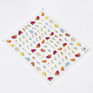 Japanese retro floral nail stickers to 702 with ultra-thin flexible adhesive backing