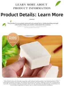 Macro detail of realistic tofu model with mesh texture and eco-friendly hollow design