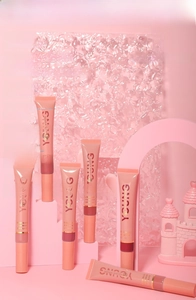Detailed product specifications for 10ml glossy lip gloss with cushion-tip applicator