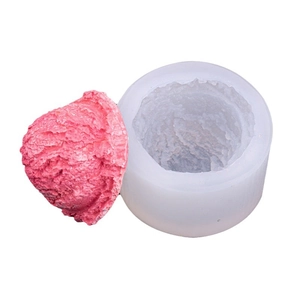 Realistic ice cream scoop silicone mold for candles, desserts, and soap making