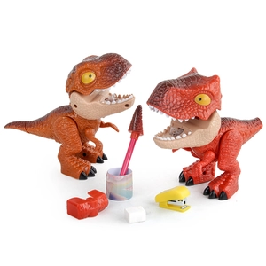 5-in-1 dinosaur dinosaur model stationery set with stapler and pencil sharpener for kids