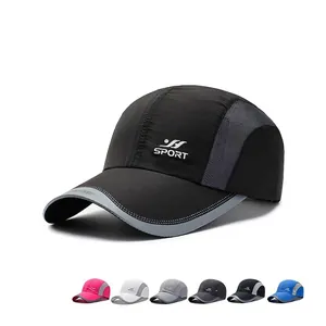 Quick Dry Sport Baseball Cap Breathable Mesh Patchwork Sun Protection Outdoor Running Hiking Hat For Men Women