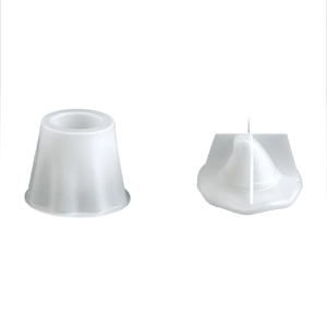 Halloween wizard candle cup resin mold silicone DIY spooky wizard gypsum storage box