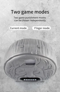 Close-up of the lie detector control panel showing current and finger pressure modes