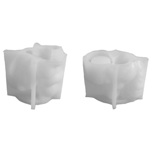 Translucent squirrel storage box resin mold for DIY candle and plaster crafts
