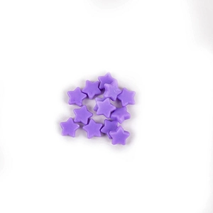Perles en PVC violettes en forme d'étoile pour bricolage DIY et bijoux créatifs