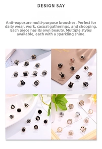 Detailed collection of assorted pearl mini brooches in floral and animal shapes