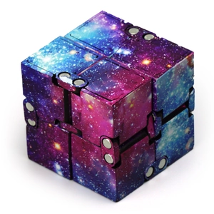Infinity Cube Fidget Toy For Stress Relief Folding Magic Cube Portable Desktop Sensory Toy ABS Plastic Novelty