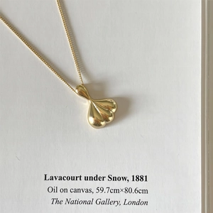 925 Sterling Silver Necklace With Minimalist Bulb Water Drop Pendant Geometric Jewelry For Women
