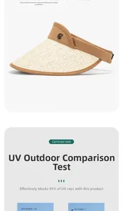 UV protection test showing straw sun hat blocking ninety-five percent of ultraviolet rays