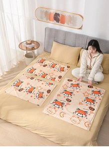 Red Panda cartoon vacuum storage bag set for space-saving clothes and bedding storage