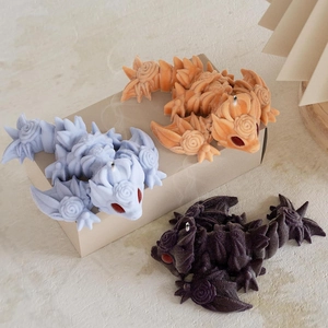 3D dragon-shaped scented candles in blue, orange, and purple for Easter home decoration