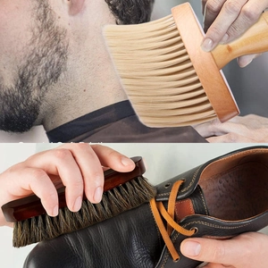 Mehrzweck-Holzbürsten zum Entfernen von Haaren beim Friseur und zum Polieren von Leder