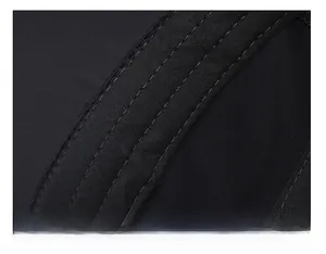Detail view of thickened moisture-wicking sweatband and fine stitching inside baseball cap