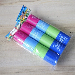 Lot de 3 ressorts arc-en-ciel colorés en plastique rose bleu et vert pour le soulagement stress