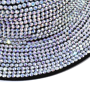 Sparkling rhinestone jazz hat with colorful crystals and vintage black fabric base