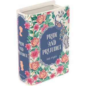 Ceramic Book Vase Creative Floral Pattern Desktop Decoration Modern Nordic Style Flower Pot For Living Room Office Decor