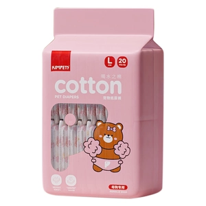 Pannolini traspiranti per cani femmine Kimpets taglia L, 20 pezzi, cotone assorbente
