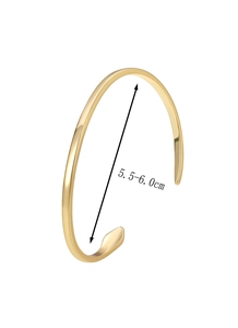 Detailansicht des goldenen Schlangenarmreifs mit verstellbarem 5,5-6,0 cm Durchmesser