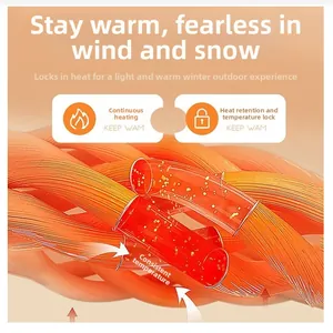 Vista microscopica delle fibre in pile termico con tecnologia di accumulo calore