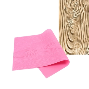 Silicone Cake Mold Texture Mat Wood Bark Lace Border Fondant Decorating Tools DIY Baking Chocolate Clay Soap Crafting