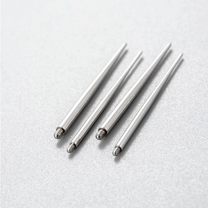 Stainless steel insertion pin tools with external threads for body piercing guidance