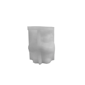 3D hedgehog holding apple silicone mold for DIY aroma candles and plaster ornaments