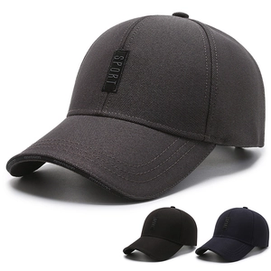 Men Baseball Cap Polyester Sport Logo Adjustable Sun Protection Outdoor Casual Snapback Hat