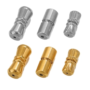 Stainless steel magnetic jewelry clasps in gold and silver for necklaces and bracelets