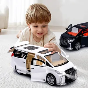 Simulation Toy Car Model Alloy Plastic Sound Light Music Openable Doors Inertia Business Vehicle Off Road SUV Boy Gift