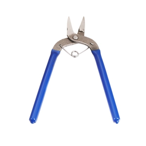 Blue handle stainless steel jewelry pliers for DIY ring and bracelet bending tool