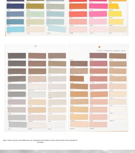 Comprehensive leather material color swatch chart with 100+ organized color samples