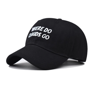 Baseball Cap Cotton Twill Letter Embroidered Adjustable Sun Protection Outdoor Casual Dad Hat For Men And Women