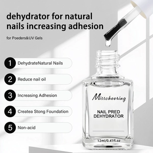 Nail Prep Dehydrator Acid Free Fast Air Dry Natural Nail Dehydrating Oil Remover Professional Manicure Home Use