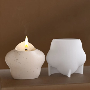 Star-shaped silicone candle mold for DIY resin storage boxes and gypsum ornaments