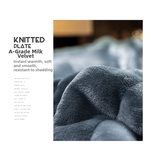 Close-up of thick milk velvet fabric texture for warm and soft winter blankets