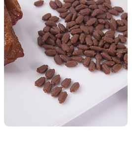 Close-up of miniature resin spare ribs for DIY kitchen food crafts and decoration