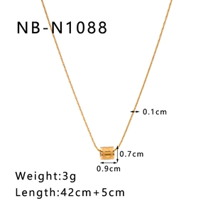 Detailed technical diagram showing dimensions of cylinder heart pendant necklace