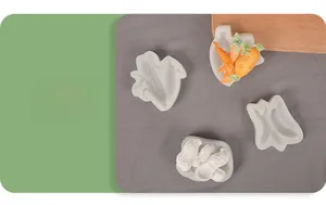 Détails des moules en silicone pour bougies en forme de légumes comme maïs et carottes