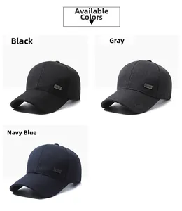 Detail of classic baseball cap showing metal Sport tag and fine embroidered brim stitching