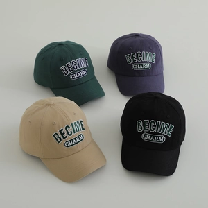 Kids Cotton Baseball Cap Letter Embroidery Adjustable Outdoor Sun Hat Casual Sport Boys Girls Breathable Snapback
