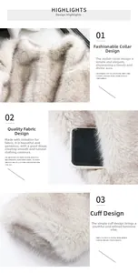 Detailed view of plush faux fur texture and collar design on a winter fashion vest