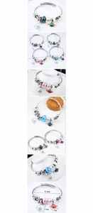 Detailansicht des Bettelarmbands mit Mond- und Sternanhängern und Größenangaben