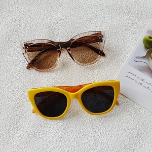 Vintage Cat Eye Sunglasses Retro Small Frame Resin Eyewear UV400 Protection For Women Men Fashion Outdoor Travel