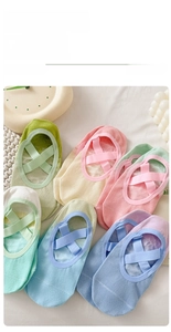 Calze da yoga colorate con spalline incrociate elastiche in tonalità pastello macaron