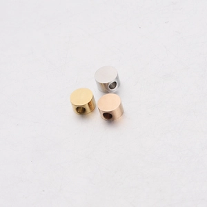 Cylindrical Spacer Beads 304 Stainless Steel Mirror Polished Loose Beads DIY Jewelry Making For Bracelets Necklaces