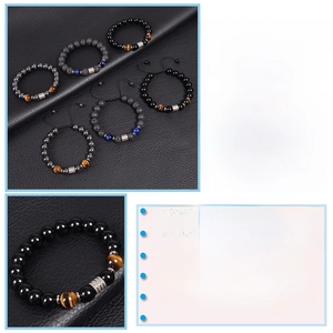 Detailed guide on healing properties of 10mm tiger eye, obsidian, and hematite bracelets