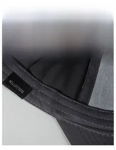 Detail view of the 100% cotton baseball cap showing the widened moisture-wicking sweatband