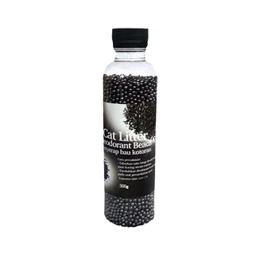 300g cat litter deodorant beads in transparent bottle for neutralising pet odors